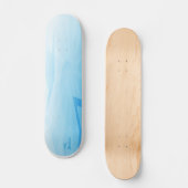 Blauw ijskateboard persoonlijk skateboard (Voorkant)