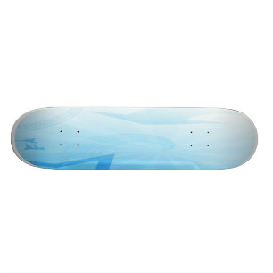 Blauw ijskateboard persoonlijk skateboard