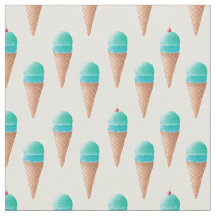 Blauw IJskonenpatroon, lichtgeel