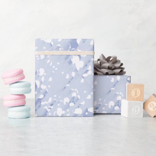 Blauw ijskoud voor weddenschappen cadeaupapier (Baby Shower)