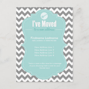 Blauw ik heb Verandering van de Briefkaarten van h