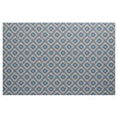 Blauw Ikat Pattern Diamond Tribal Editable Stof (Yard (91,4 cm))