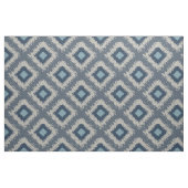 Blauw Ikat Pattern Diamond Tribal Editable Stof (Fat Quarter)