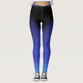 blauw in de schaduw leggings (Voorkant)