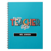 Blauw in het tijdperk van mijn leraar notitieboek (Voorkant)