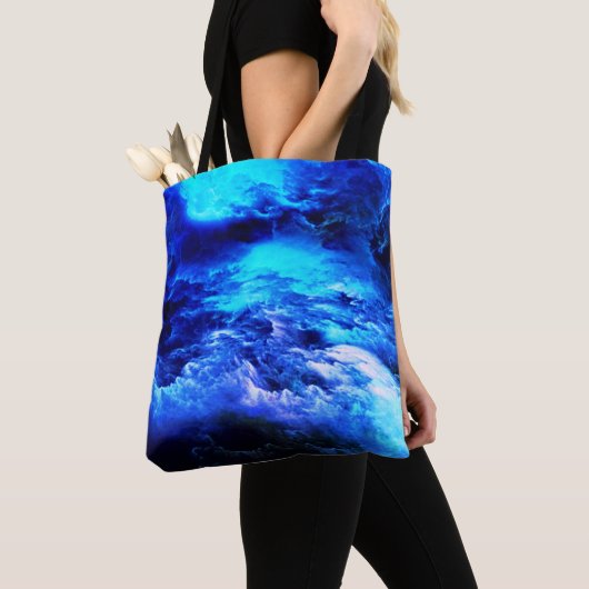 Blauw in wolken tote bag (Dichtbij)