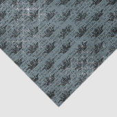 blauw inkoulage tissuepapier (Detail)