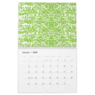 Blauw inpakpapier met een repetitieve witte sneeuw kalender