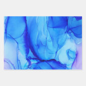 Blauw Inpakpapier Vel (Voorkant 2)