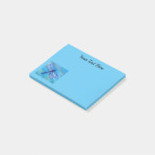 Blauw Inspirerend Post-it® Notes (Schuin)