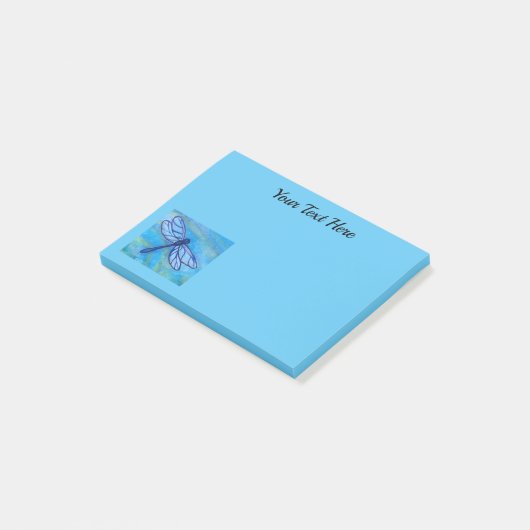 Blauw Inspirerend Post-it® Notes (Schuin)