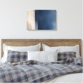 Blauw Interval — Aurema Canvas Afdruk (Insitu (Slaapkamer))