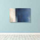 Blauw Interval — Aurema Canvas Afdruk (Insitu (Houten vloer))