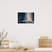 Blauw Interval — Aurema (Landschap) Poster (Keuken)