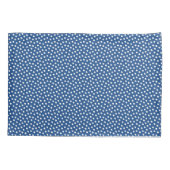Blauw Iolite Waterverf Stippen Pillow Hoesje Kussensloop (Achterkant)