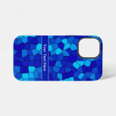 BLAUW iPhone HOESJE (Achterkant horizontaal)
