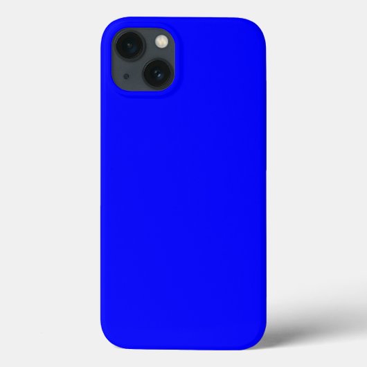 Blauw iPhone X Hoesje (Achterkant)