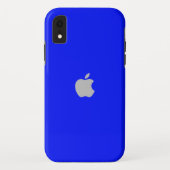 Blauw iPhone XR Hoesje (Achterkant)