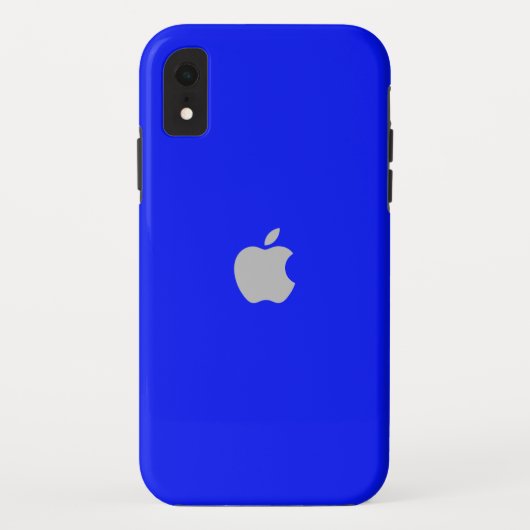 Blauw iPhone XR Hoesje (Achterkant)