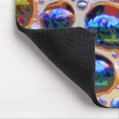  blauw Iridescent Koffiebellen Muismat (Hoek)