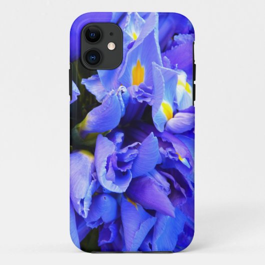 Blauw Iris Apophysis Flower Design Case-Mate iPhone Case (Achterkant)
