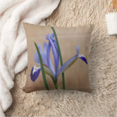 Blauw iris reticulata kussen (Deken)