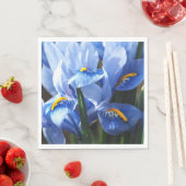 blauw irisservet servet (Insitu)