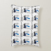 Blauw is het beste ! accent kussen (Achterkant (Verticaal))