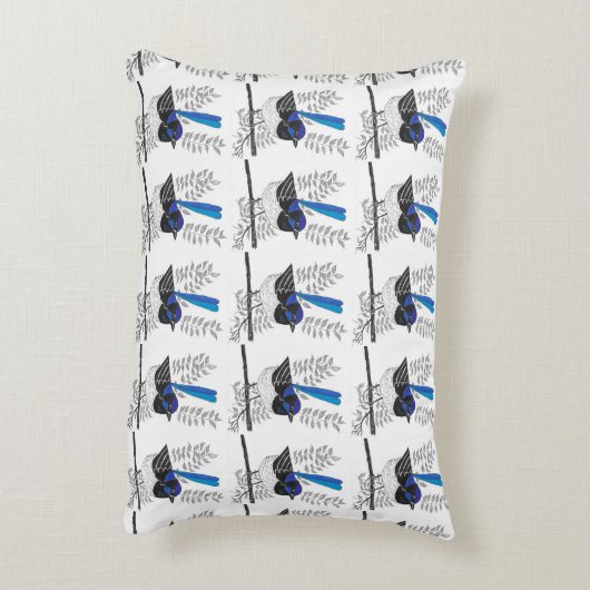 Blauw is het beste ! accent kussen (Achterkant (Verticaal))