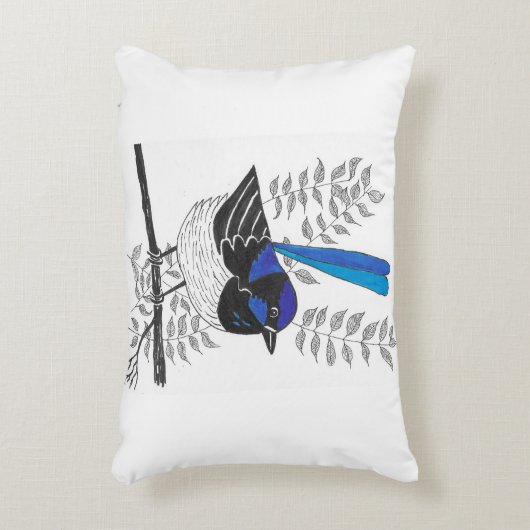 Blauw is het beste ! accent kussen (Voorkant(Verticaal))