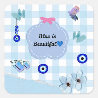 Blauw Is Mooi Cute Esthetische Sticker 💜🧿