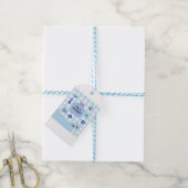 Blauw Is Mooi Cute Esthetische Sticker 💜🧿 Cadeaulabel (Met Touw)