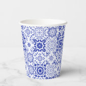 Blauw Italiaans Main Squeeze Vrijgezellenfeest Cit Papieren Bekers (Achterkant)