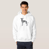 Blauw Italiaans schuurschildpad Hoodie (Voorkant volledig)