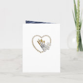 Blauw, Ivoorkust, groen, gouden zijde en parels (Achterkant)