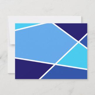 Blauw JanaiCreates Kleurcollectie Uitnodiging