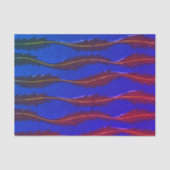 BLAUW JAPANESE WOODBLOCK-weefsel Tissuepapier (Voorkant)