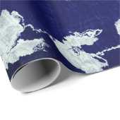 BLAUW JAPANS ABSTRACT-ONTWERP voor verpakkingspapi Cadeaupapier (Rol Hoek)