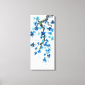 Blauw Japans blad afdrukken (Voorkant)