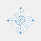 Blauw Japans schilderpatroon van sjiibori Servet (Hoek)