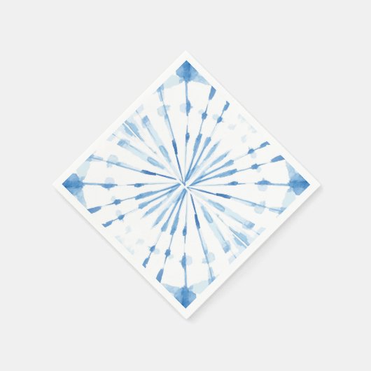 Blauw Japans schilderpatroon van sjiibori Servet (Hoek)