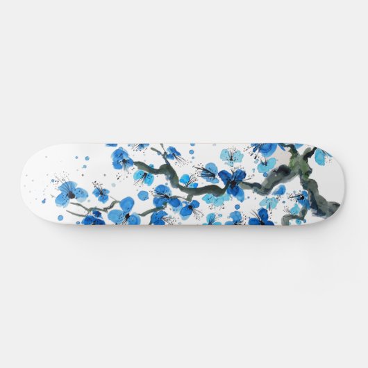 Blauw Japans skateboard (Horizontaal)