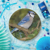 Blauw Jay Paper-Borden Papieren Bordje (Feest)