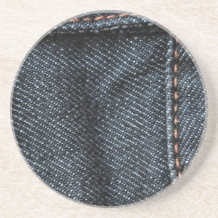Blauw Jean Stitching.jpg Zandsteen Onderzetter