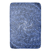 Blauw Jean werveling..... Badmat (Voorkant Verticaal)