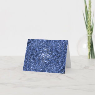 Blauw Jean werveling........ Kaart