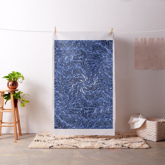 Blauw Jean werveling..... Stof (Voorbeeld)
