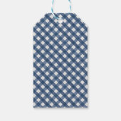 Blauw jeans babyshower dank je wel cadeaulabel (Achterkant)