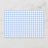 Blauw jeans luier tombola kaart (Achterkant)