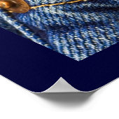 Blauw Jeans Poster (Hoek)